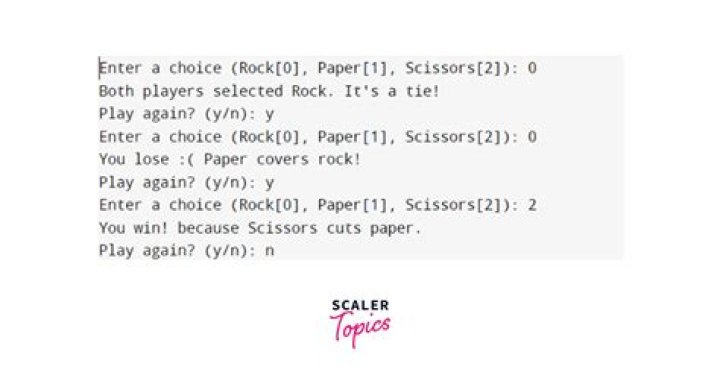 What is the correct order of rock paper scissors?