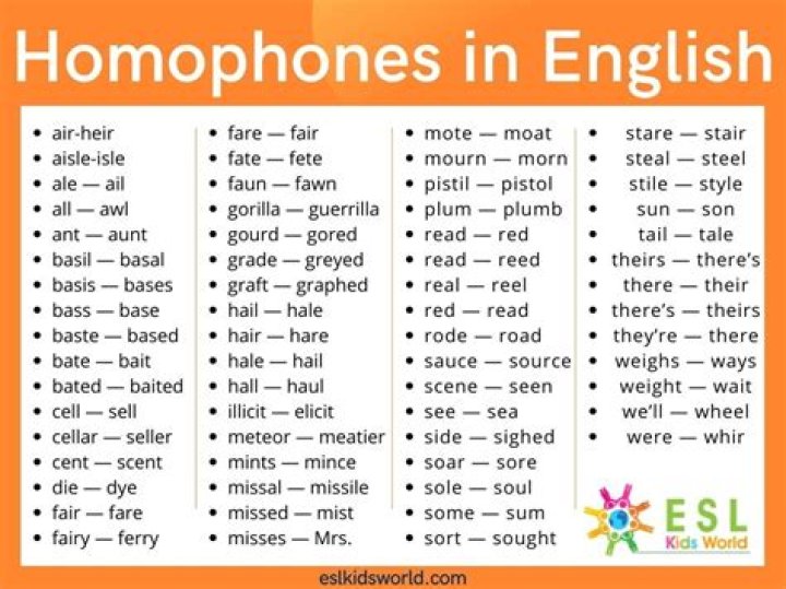 What is the homophone of 10?