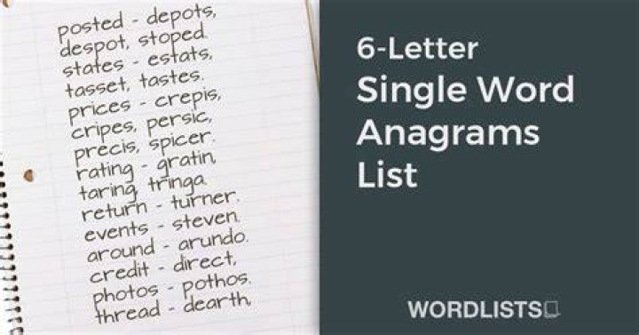 What is the longest single word anagram?