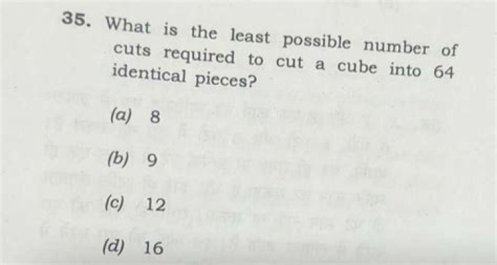 What is the maximum possible number of pieces into which a cube can be cut by 19 cuts?