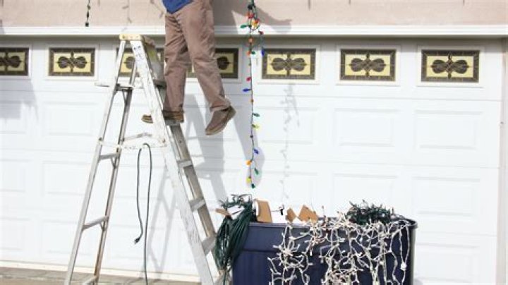 What is the meaning of putting up Christmas lights?