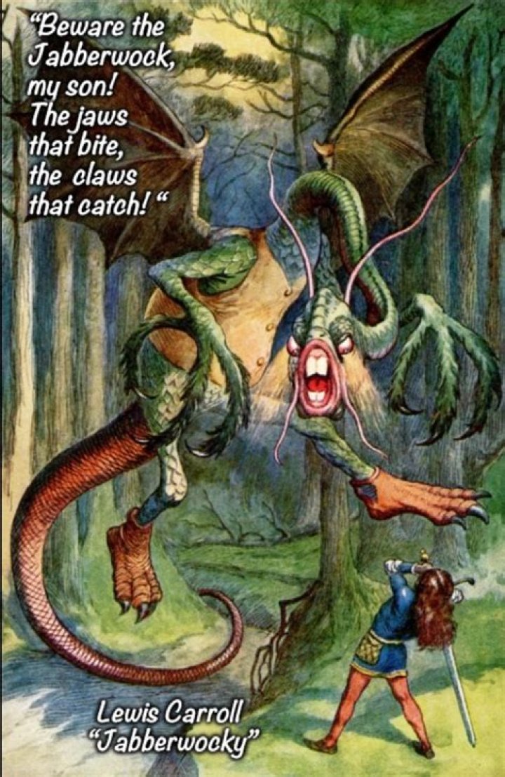 What is the message of Jabberwocky?