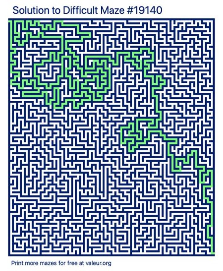 What is the most difficult maze?