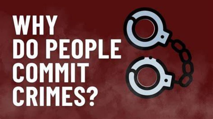 What is the name of someone who commits a crime?