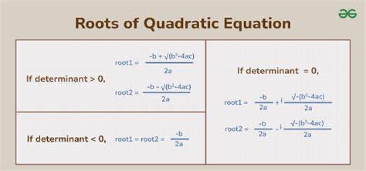 What is the nature of roots of the quadratic equation x2 4x 4 0?