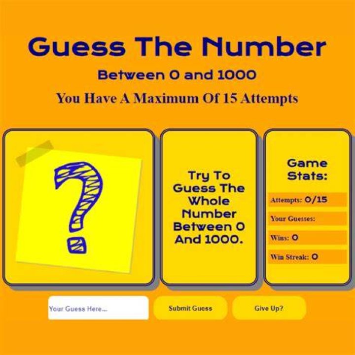 What is the purpose of number guessing game?