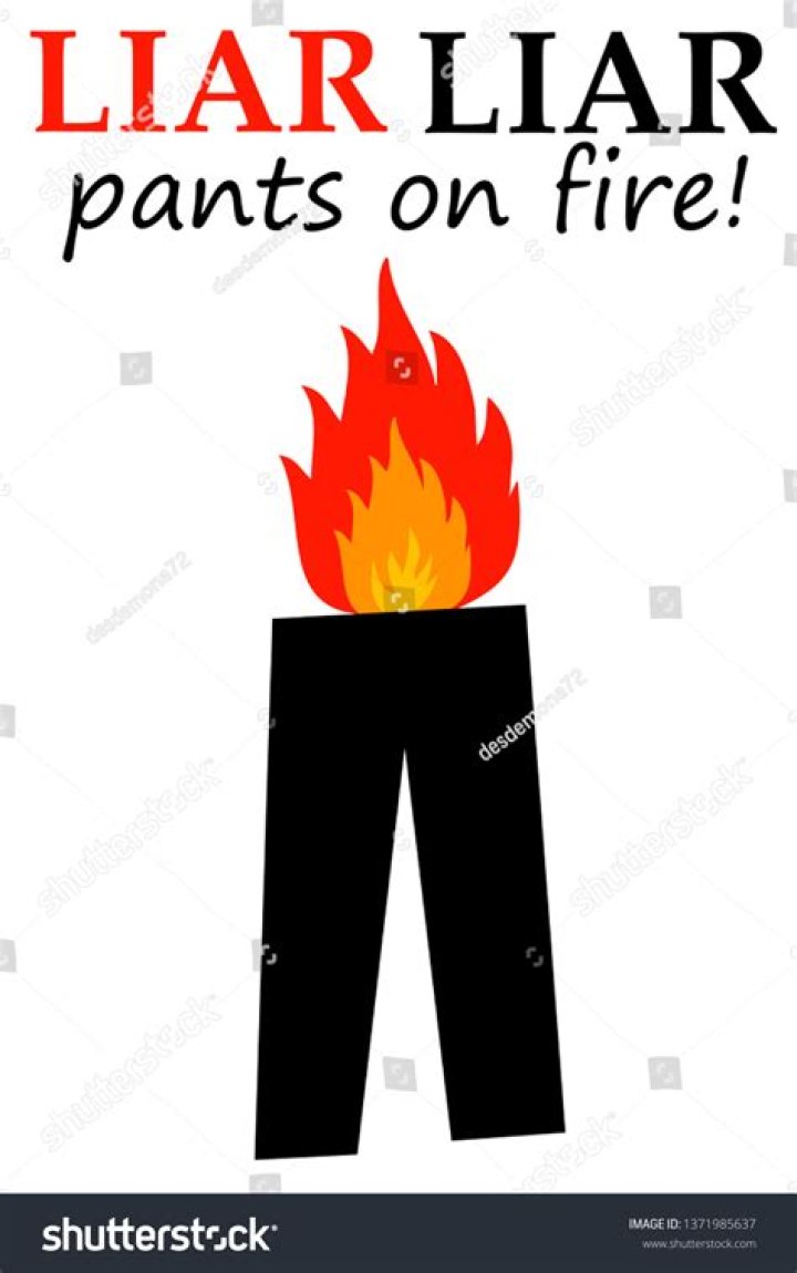What is the rest of liar liar pants on fire?