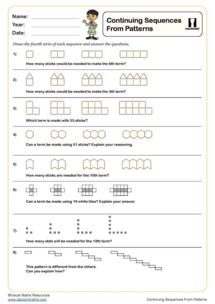 What is the rule for continuing sequence?