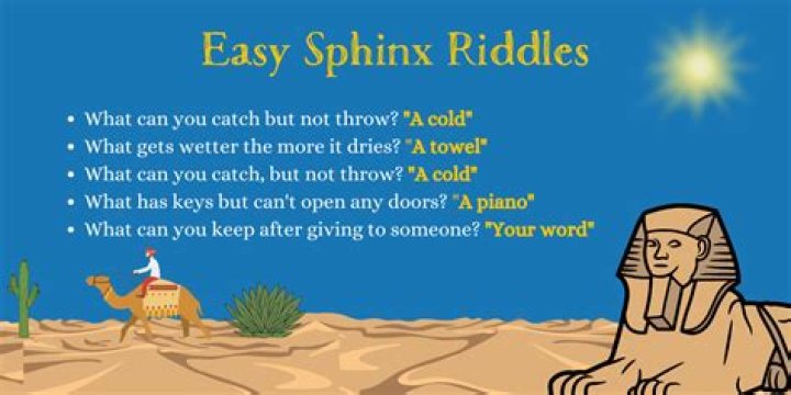 What is the second riddle of the Sphinx?