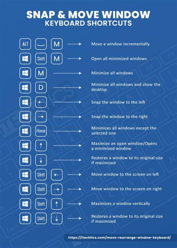 What is the shortcut key for move?