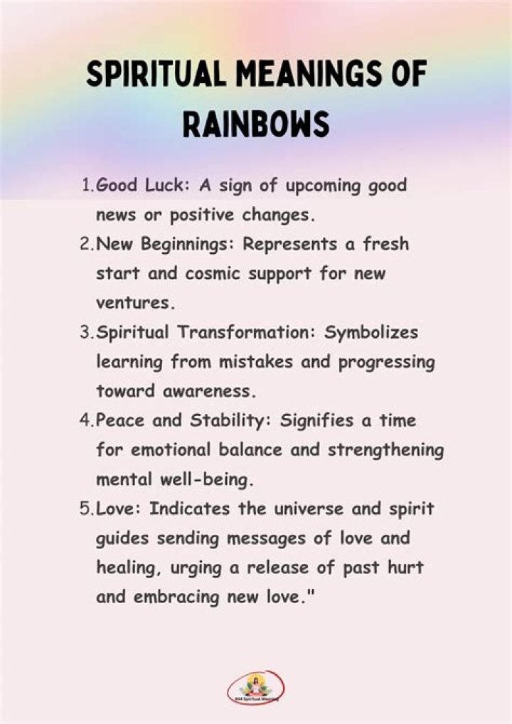 What is the spiritual meaning of 2 rainbows?