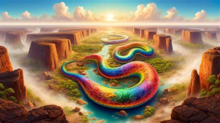 What is the story of the Rainbow Serpent?