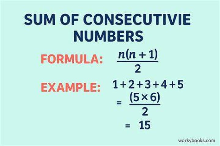 What is the sum of 5 consecutive numbers?
