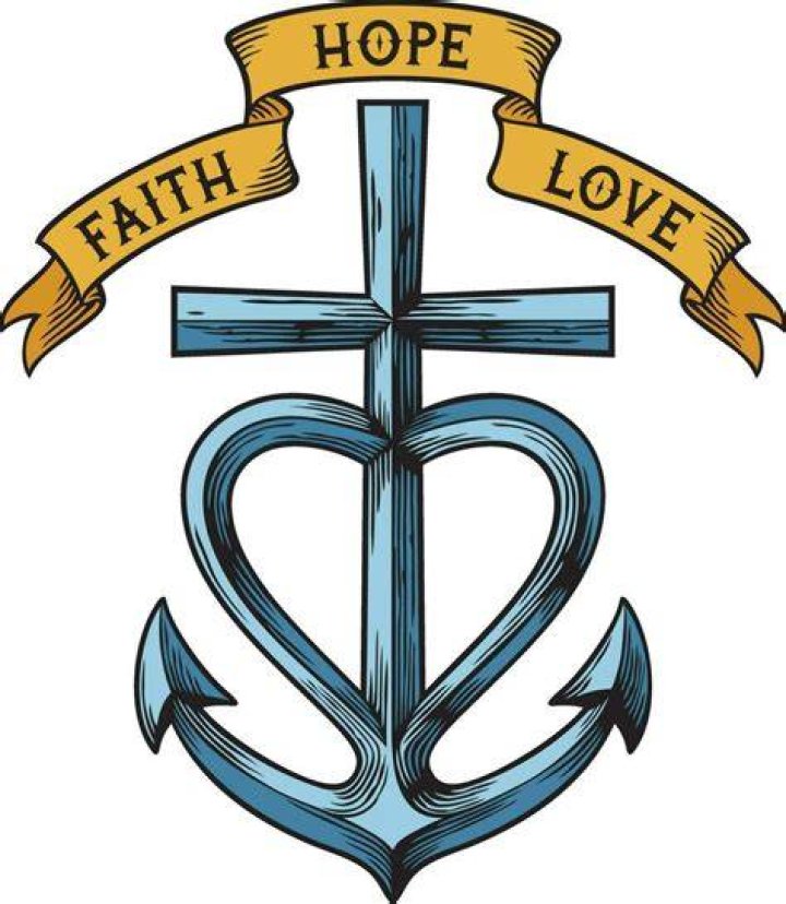 What is the symbol for faith hope and love?