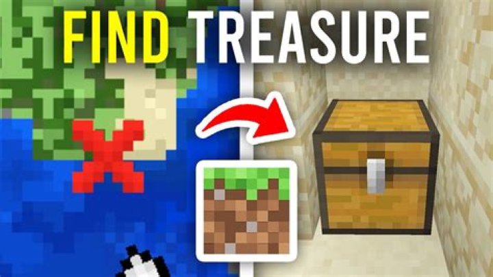 What is the trick to finding treasure in Minecraft?