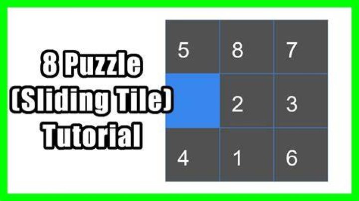 What is the trick to solving slide puzzles?