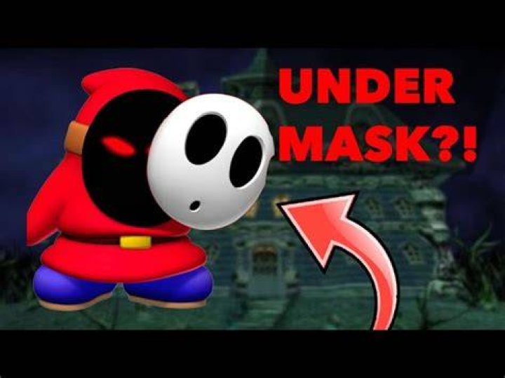 What is under Shyguy mask?