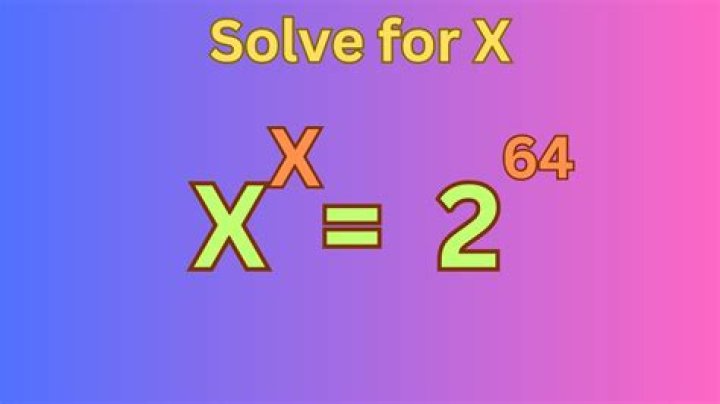 What is X equal to in math?