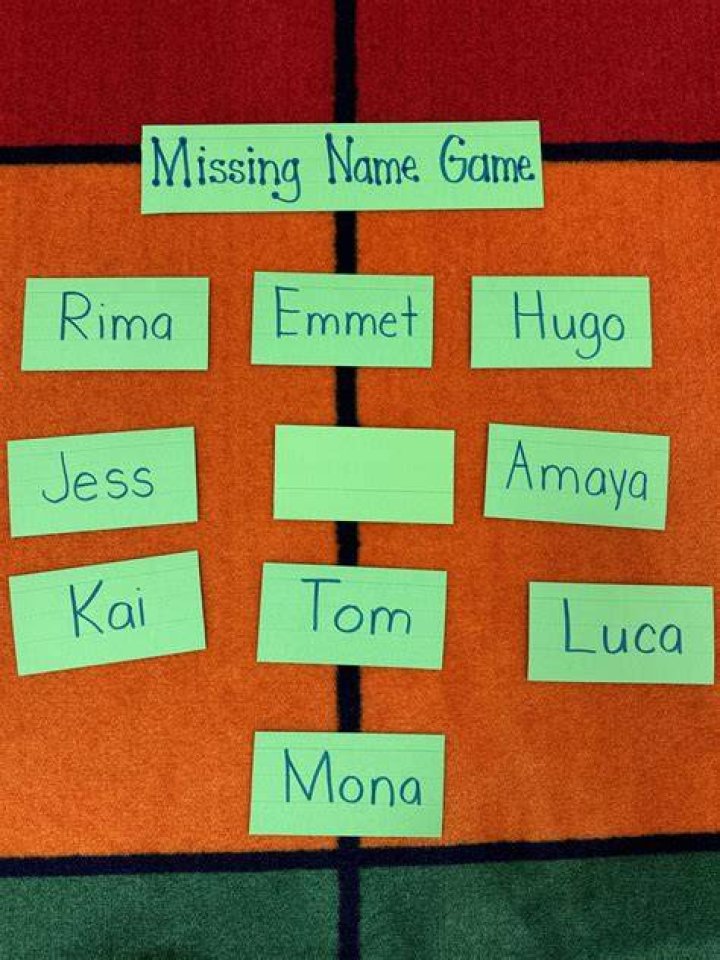 What is your name games for kids?
