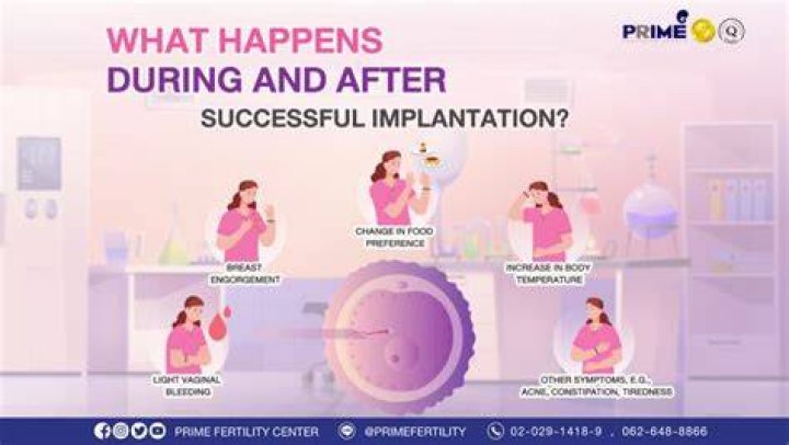 What leads to successful implantation?