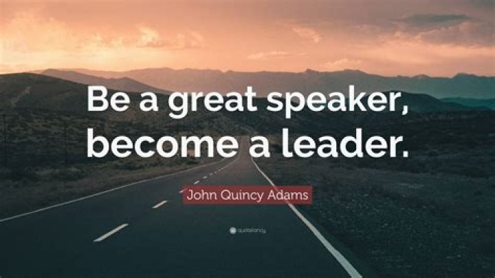 What makes a good speaker quote?