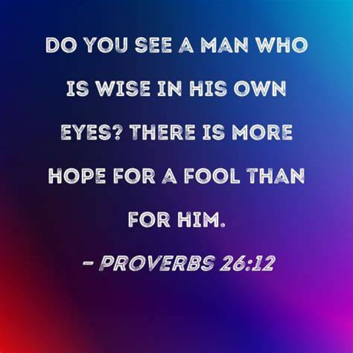 What makes a man wise according to the Bible?
