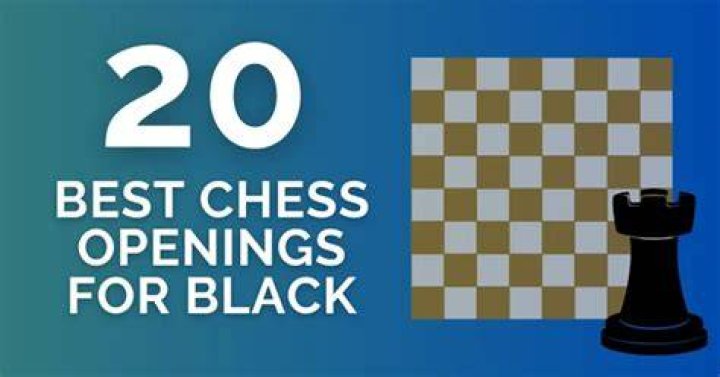 What openings are best for black?