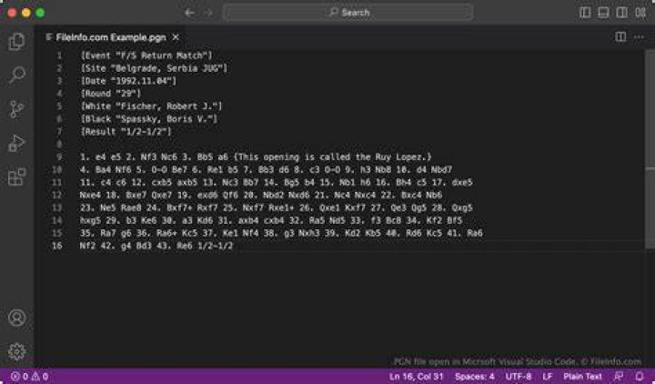 What opens a PGN file?