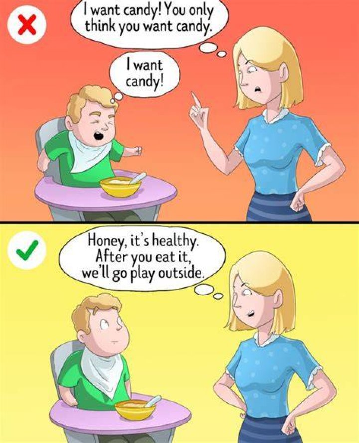 What parents should not tell?