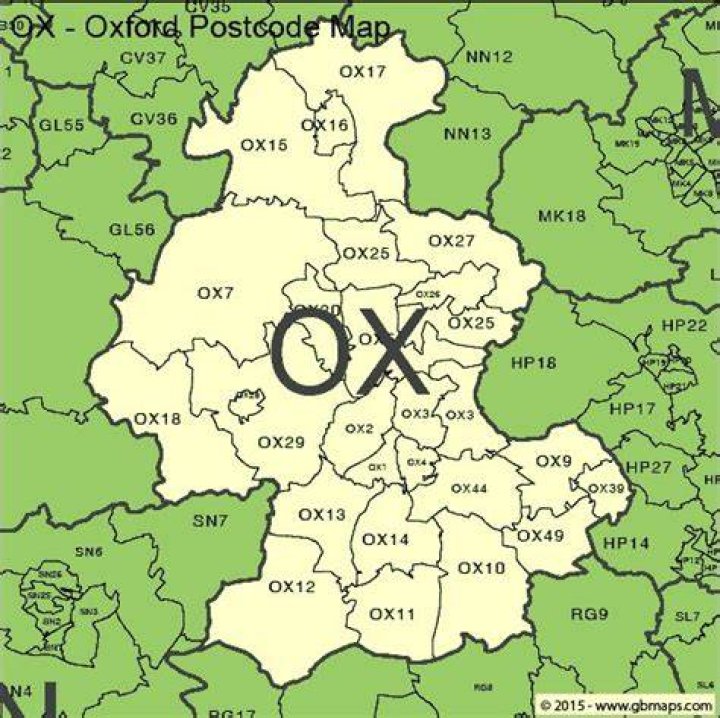 What postcode is Oxford Street?