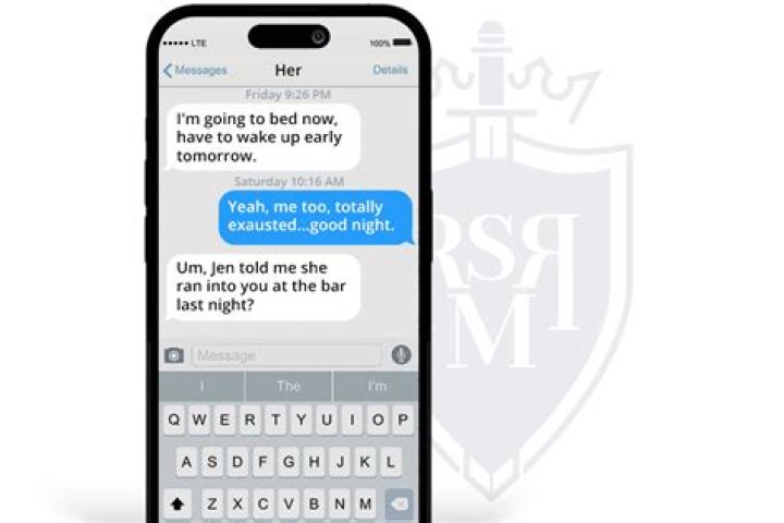 What should I text her late at night?