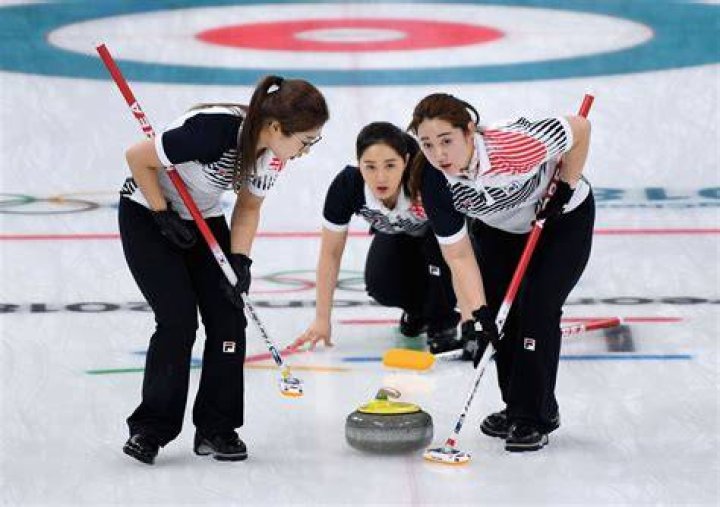 What skills are used in curling?