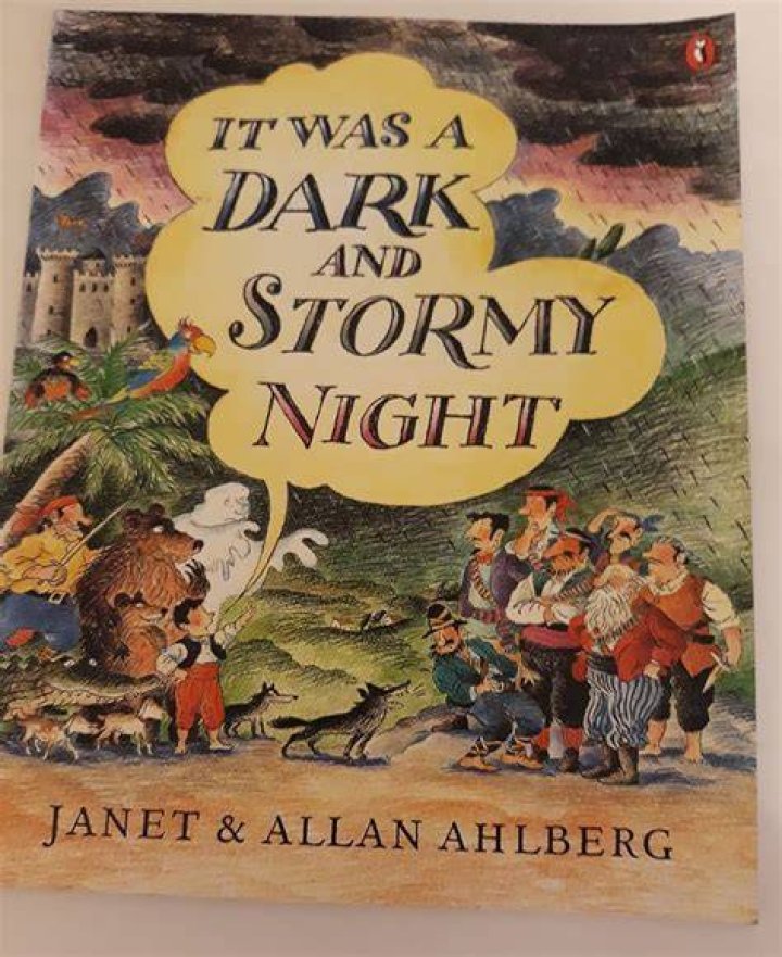 What story starts with it was a dark and stormy night?
