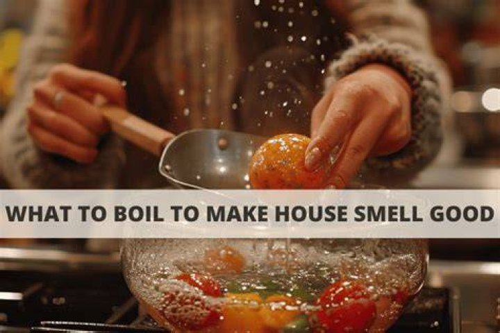 What to boil to make the house smell good?