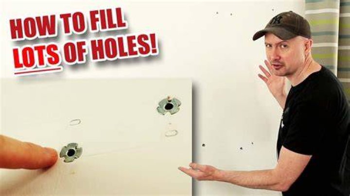What to fill holes with?