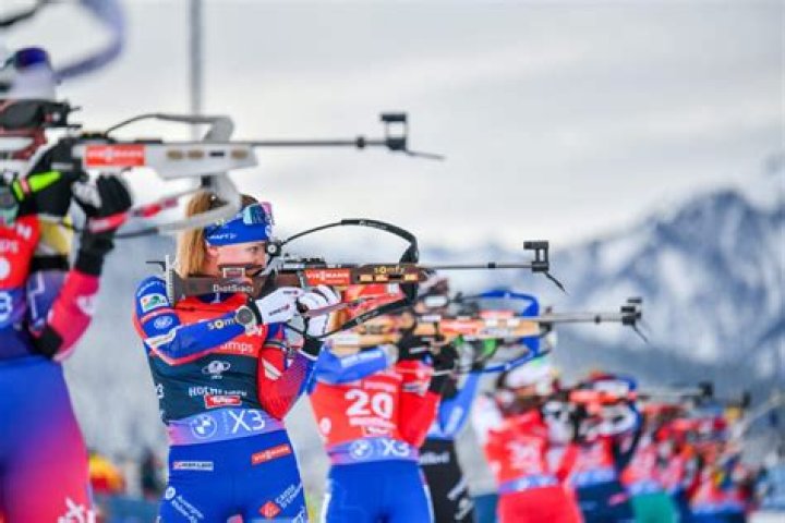 What two events are in the biathlon?