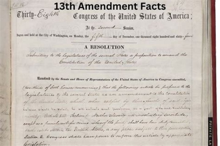 What was missing from the 13th Amendment?