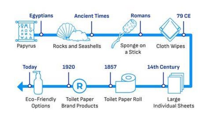 What was used for toilet paper in the Middle Ages?