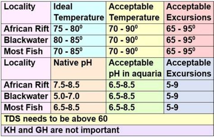 What water temperature is too hot for tropical fish?