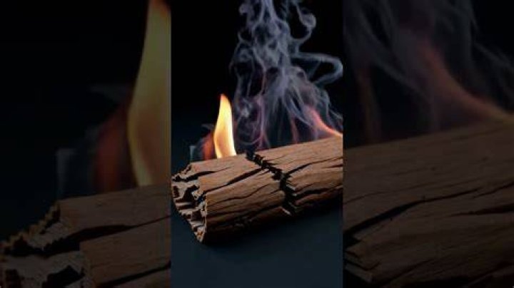 What wood pops in the fire?