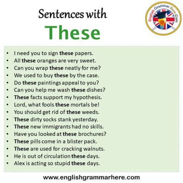 What word type is these?