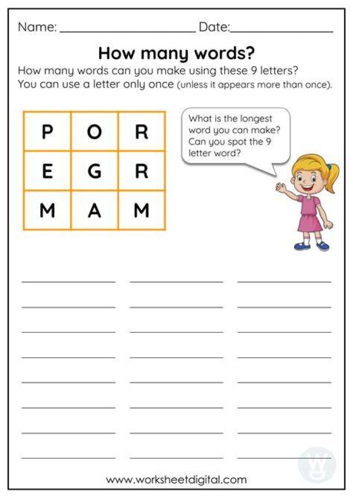 What words can you make out of squares?