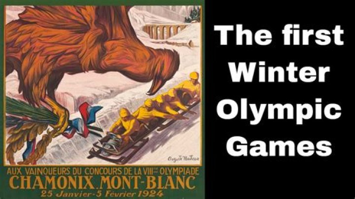 When and where were Winter Olympics held for the first time?