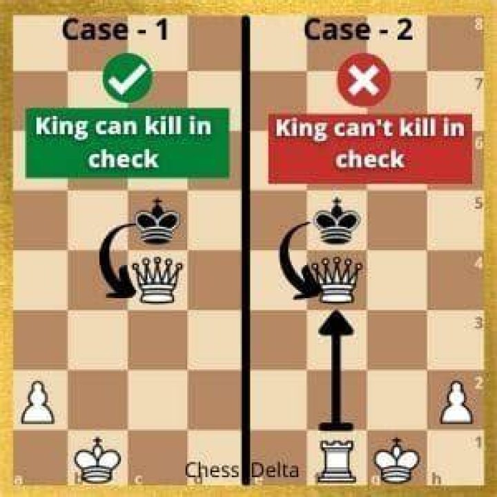 When can a king attack in chess?
