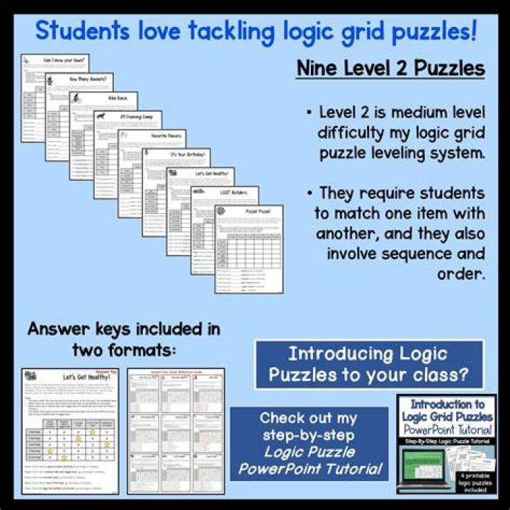 When do you use a table to solve a logic puzzle?