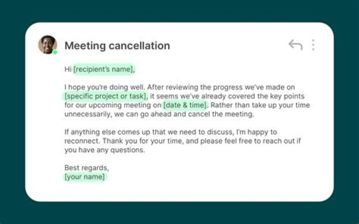 When is the best time to cancel an event?