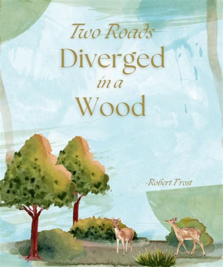 Where are two roads diverged?