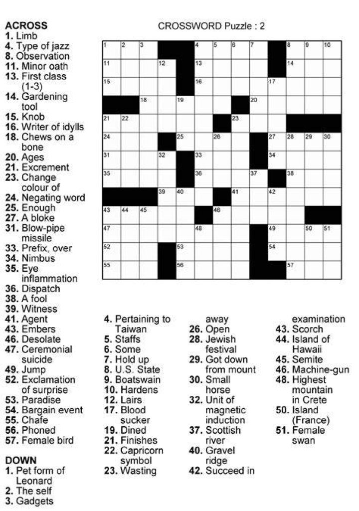 Where can I find good crossword puzzles?