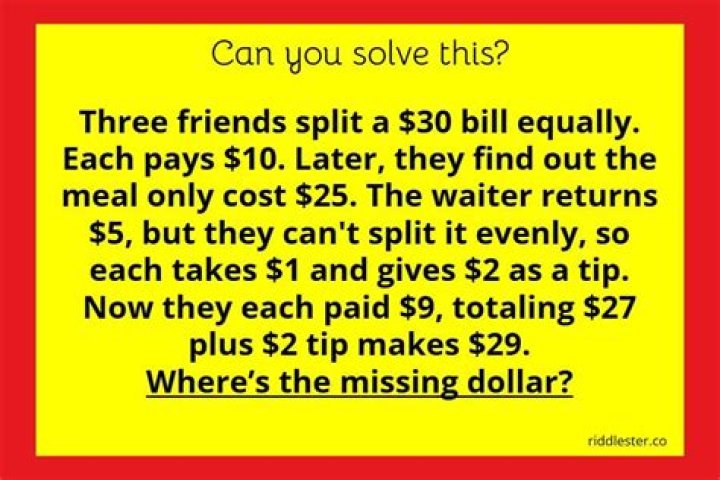 Where did the missing dollar riddle come from?