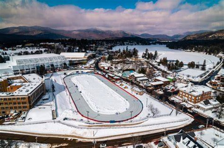 Where did the Olympic athletes stay in Lake Placid?